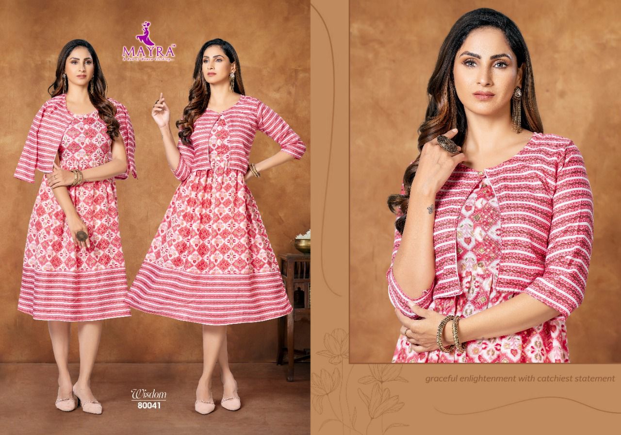 Mayra Wisdom New Fancy Ethnic Wear Printed Kurti Collection